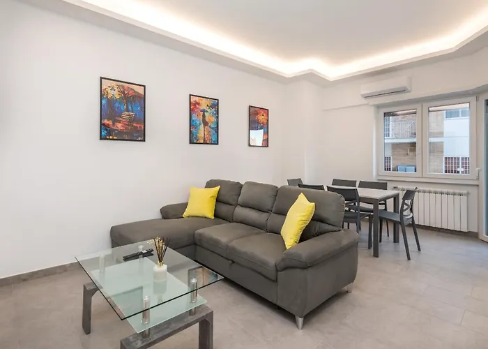 Appartamento Ponte Milvio, Flat Moderno Con Ac, Wi-fi, Netflix